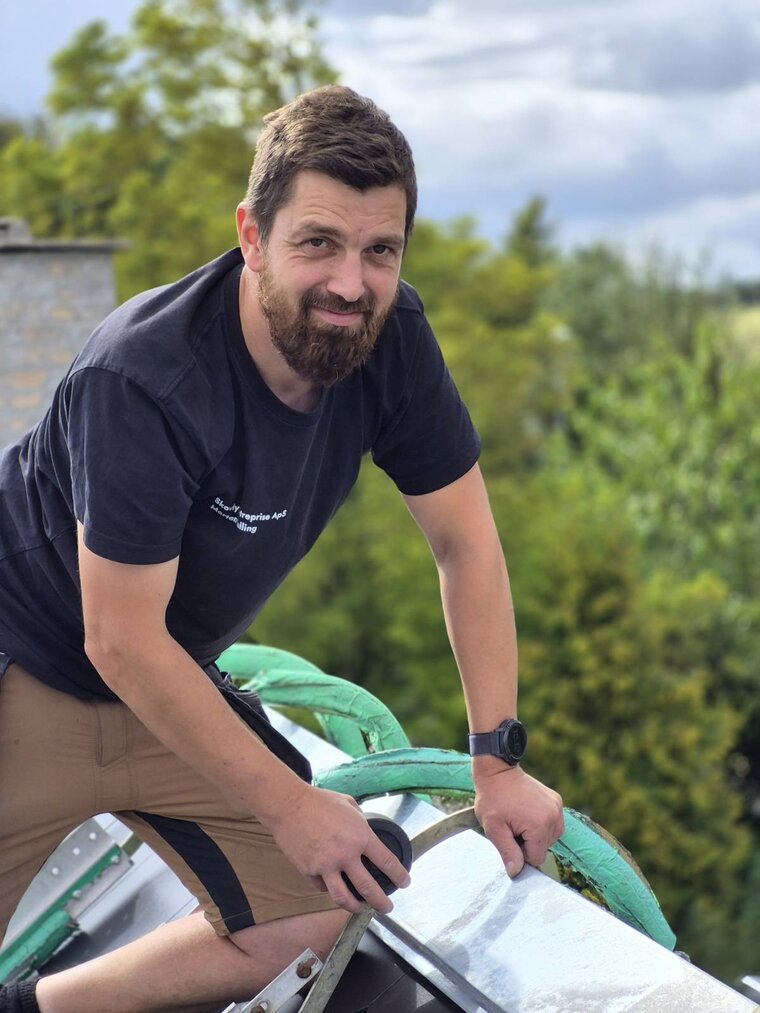Morten, indehaver af Skovly Entreprise ApS
